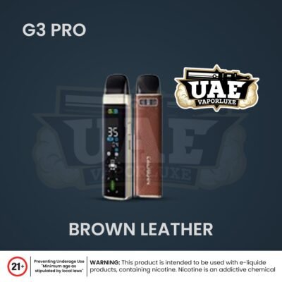 Uwell Caliburn G3 Pro Pod Kit Brown Leather