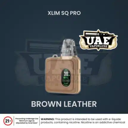 Oxva Xlim SQ Pro Pod Kit Brown Leather