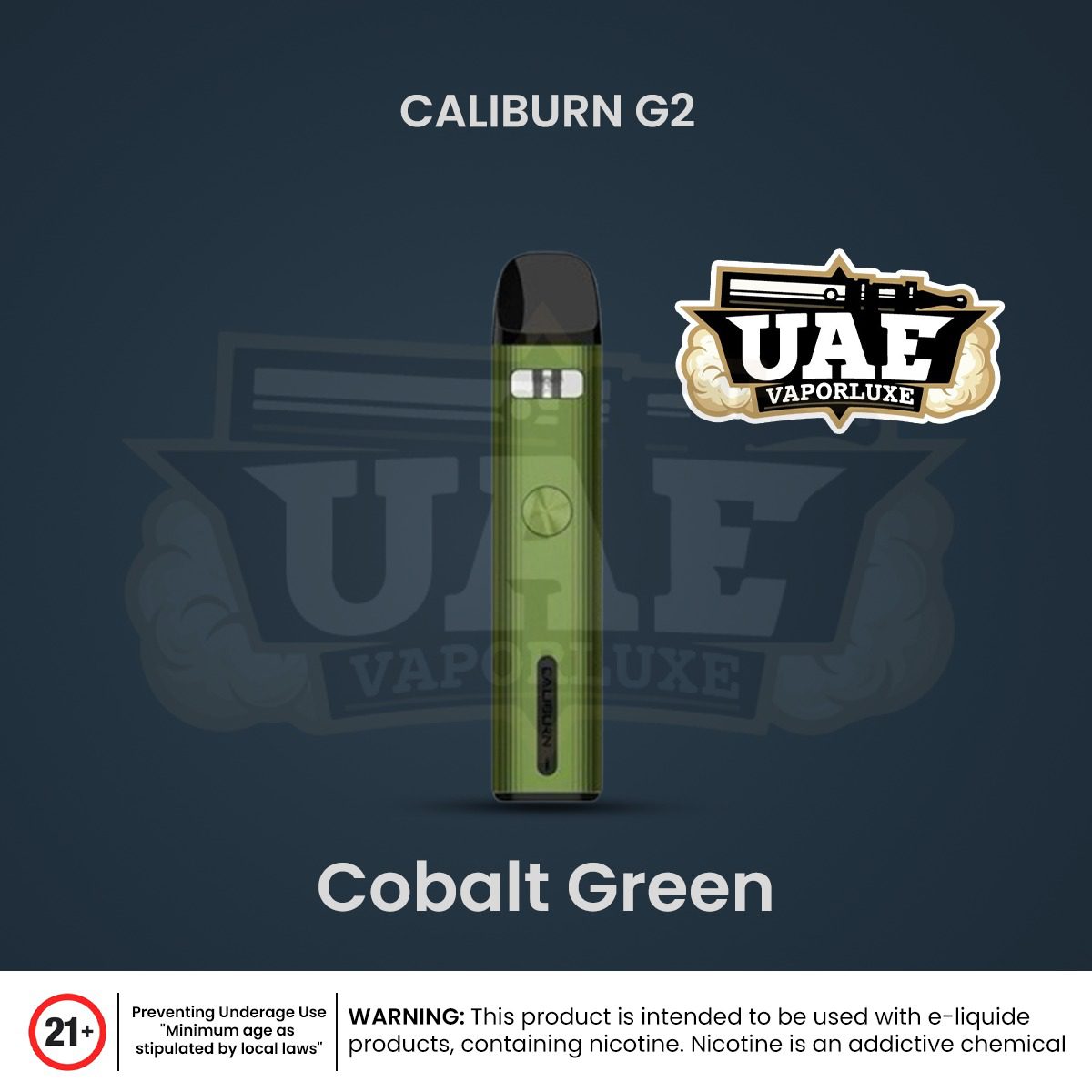 UWELL Caliburn G2 Pod System All Colors In UAE Gobalt green UWELL Caliburn G2 Pod System All Colors In UAE Gobalt green