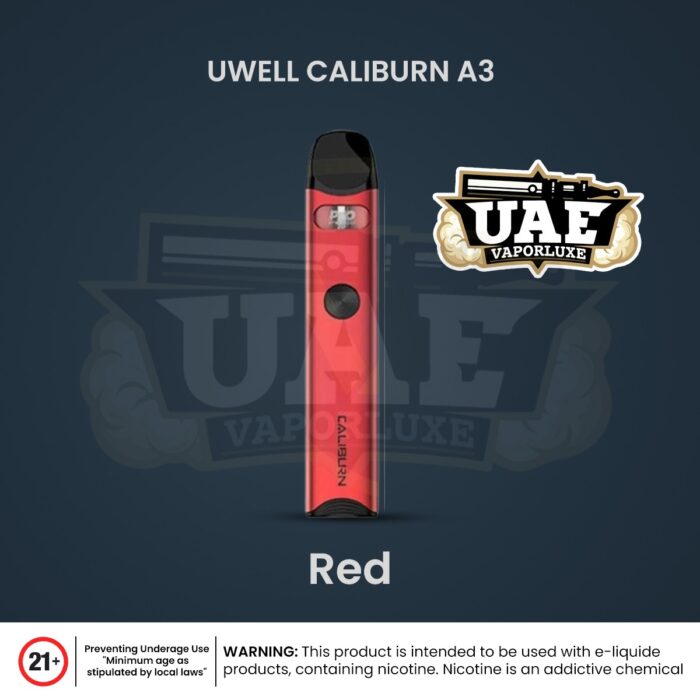 Uwell Caliburn A3 Pod System red
