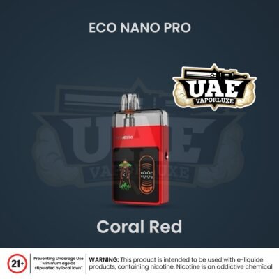 Vaporesso Eco Nano Pro Pod Kit In UAE Coral Red