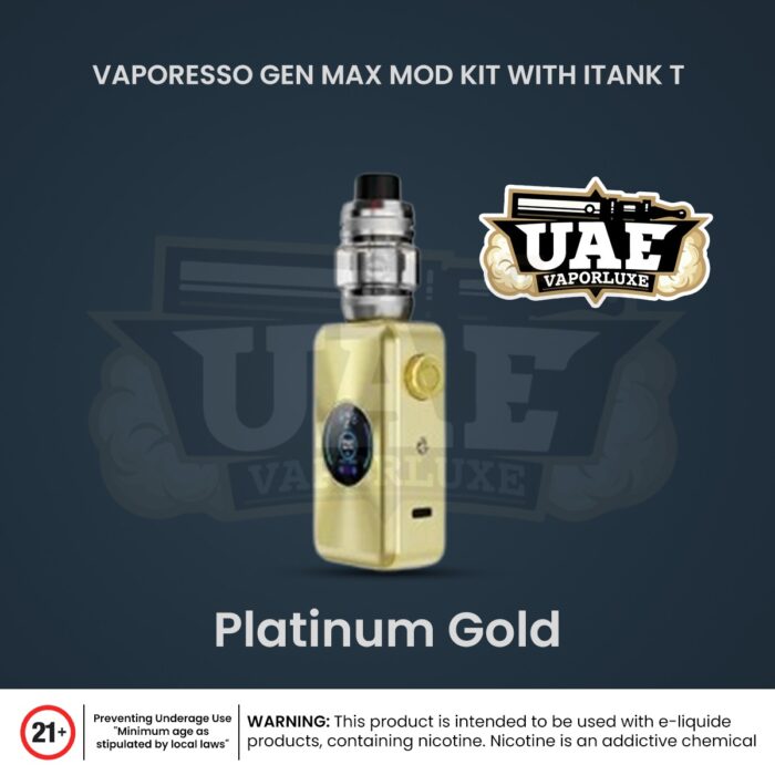Vaporesso GEN MAX VAPE Kit in UAE Platinum gold