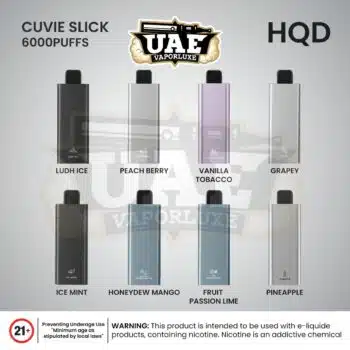 HQD Cuvie Slick 6000 Puffs Disposable Pod in UAE – Buy Online Now