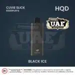 HQD Cuvie Slick 6000 Puffs Disposable Pod Black Ice in UAE – Buy Online Now