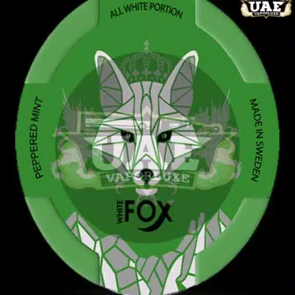 White Fox Nicotine Pouches Peppered mint