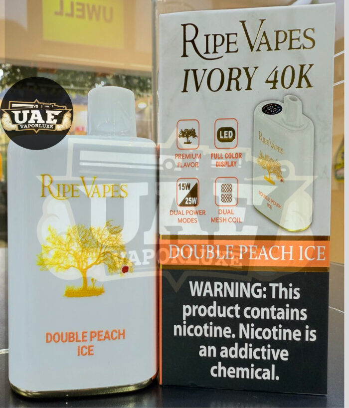 Ripe Vapes IVORY 20MG Disposable Vape