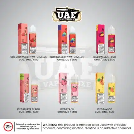 TOKYO E-Liquid 0mg 3mg 6mg 60ML| All Flavors 60ML in UAE