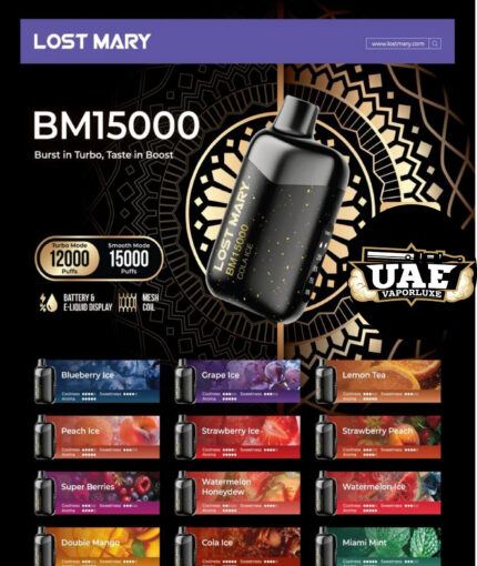 Lost Mary BM15000 Puffs Disposable Vape 50mg In UAE – Best Price