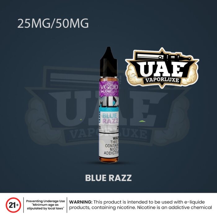 VGOD SaltNic Blue Razz E-Liquid 25mg/50mg – Fruity Blue Raspberry Vape Juice