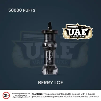 Mosmo Sultan 50k Puffs DTL E-hookah Berry Ice Dispoable Vape Kit In UAE