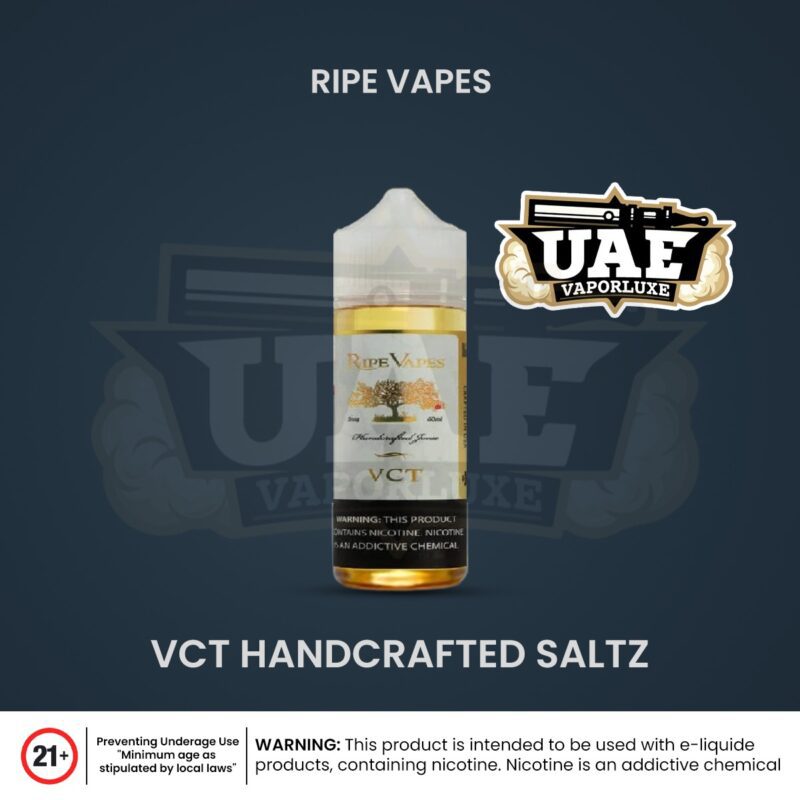 Ripe Vapes Salt Nic VCT Handcrafted in UAE at uaevaporluxe