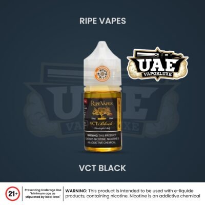 Ripe Vape VCT Black 30ml Salt Nic juice in Dubai, UAE !