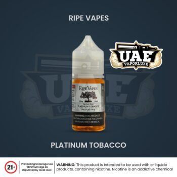 Ripe Vapes SaltNic VCT 30ml Platinum Tobacco in UAE