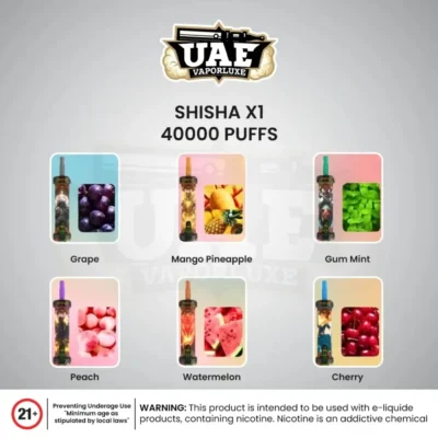 MFU Shisha X1 40000 Puffs in UAE