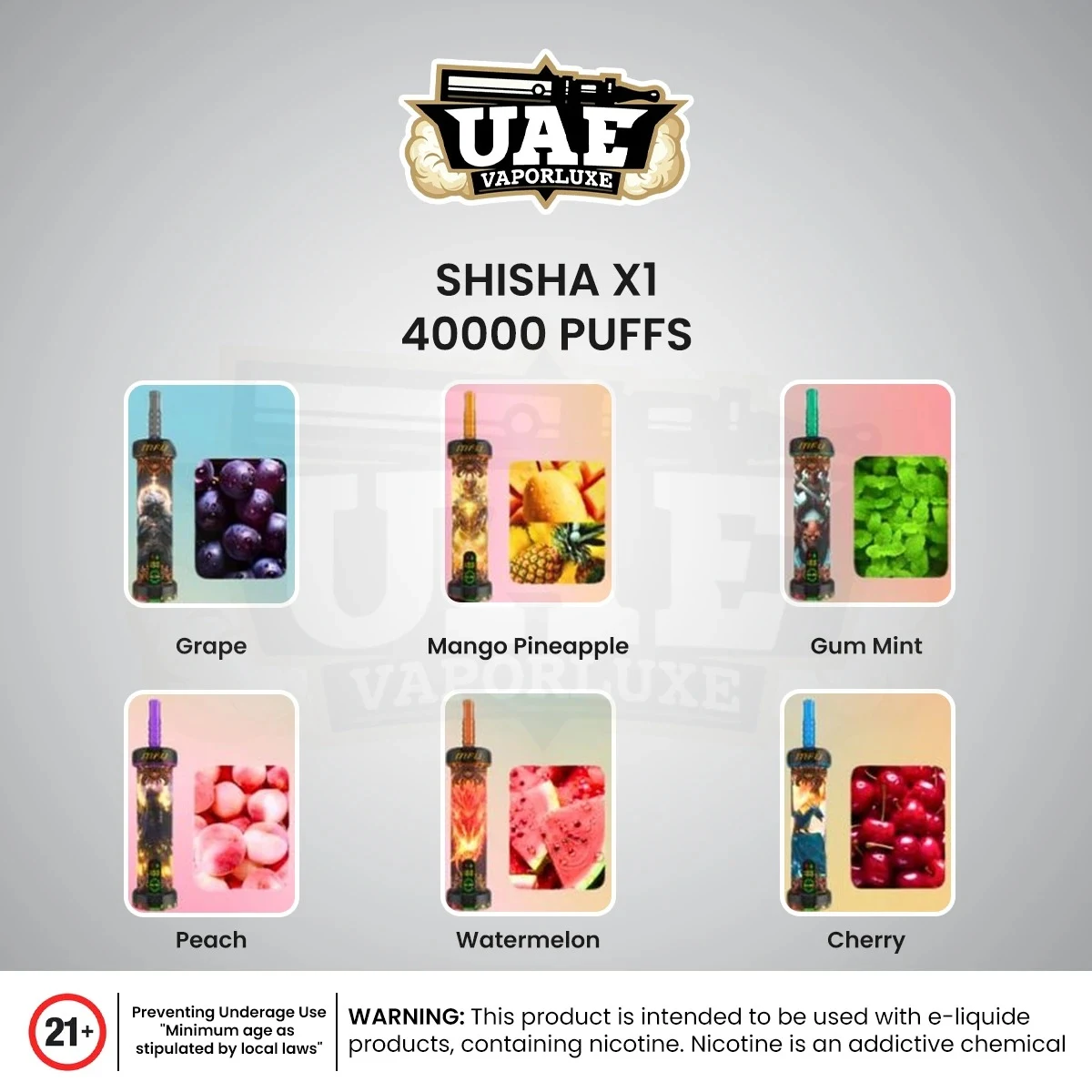 MFU Shisha X1 40000 Puffs in UAE MFU Shisha X1 40000 Puffs in UAE