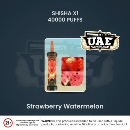 MFU Shisha X1 40000 Puffs in UAE Strawberry Watermelon