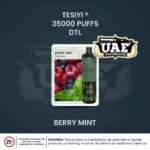 TESIYI Ultra Shisha 35000 Puffs in Dubai berry Mint