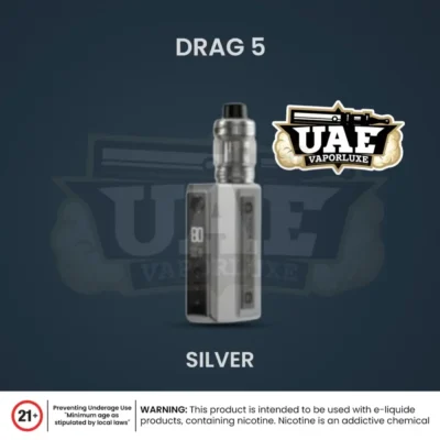 VOOPOO Drag 5 Vape Kit 177W in UAE Silver