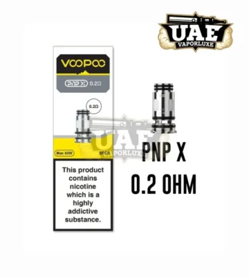 Get genuine VOOPOO PnP X Coils 0.2ohm (5pcs) in the UAE