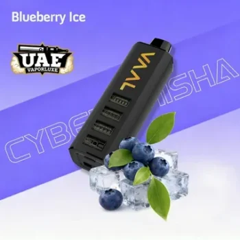 Vaal Cyber Shisha DTL 50000 Puffs Blue Berry Ice