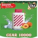 Vozol 0MG 10000 Puffs Disposable vape in Dubai Peach ice