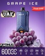 RELX Crush Pocket disposable vape with 6000 Puffs in UAE GRAPE ICE