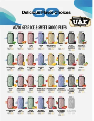 Vozol Gear Ice & Sweet 50000 Puffs Disposable Vape in UAE