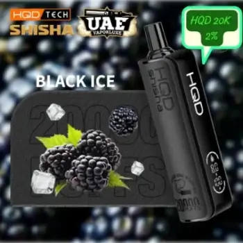 HQD Shisha 20000 Puffs  Disposable Vape black ice