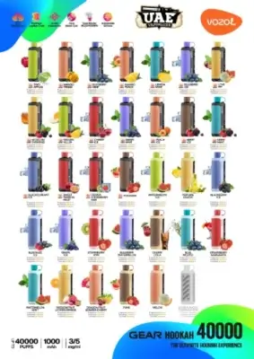 Vozol Gear Hokkah 40000 Puffs