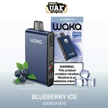 Waka Blade 20MG 50000 Puffs Disposable Vape Blueberry ice in Dubai