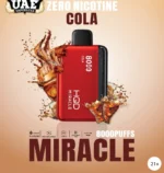 HQD Miracle 8000 Puffs 0mg nicotine Disposable vape - Image 4
