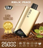 Buy RELX Peace 25000 puffs 20MG Lush tobacco flavors in Dubai UAE.