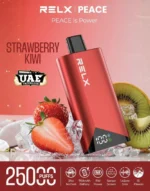 Buy RELX Peace 25000 puffs 20MG Strawberry kiwi flavor in Dubai UAE.