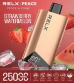 Buy RELX Peace 25000 puffs 20MG Strawberry watermelon flavor in Dubai UAE.