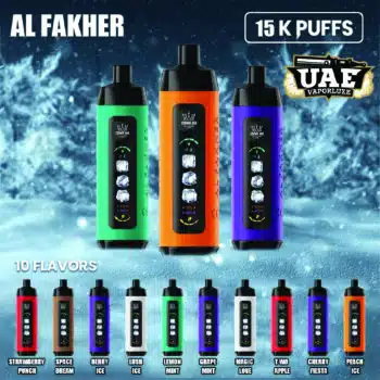 Al Fakher Crown Bar 15000 Puffs Ice Adjust Sound Disposable Vape