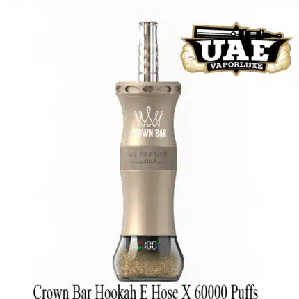 Al Fakher E Hose X 60000 Puffs Crown Bar Hookah Disposable Vape at UAE Vapor Luxe