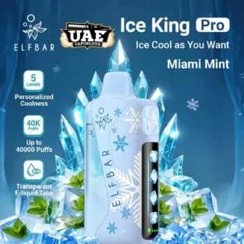Elf Bar Ice King Pro 40000 puffs Disposable Vape at UAE Vapor Luxe