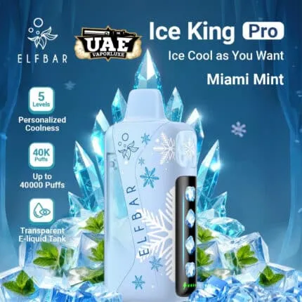 Elf Bar Ice King Pro 40000 puffs Disposable Vape at UAE Vapor Luxe