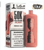 Mazaya Cloud AURA 50000 Puffs Disposable vape Peach ice