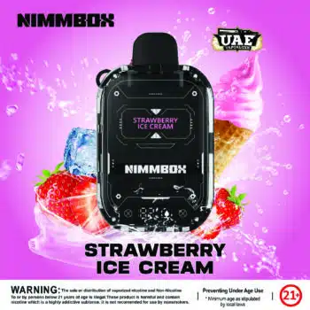 Flava Nimmbox 10000 Puffs 30mg Disposable vape Strawberry ice cream