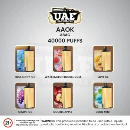 AAOK AK 40000 Puffs Disposable Vape in Dubai UAE